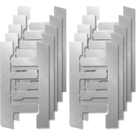 Lot de 10 supports de boîtier électrique avec clips F - Sangles de montage Grip-Lock Old Work Switch Box Sangles et support pour une utilisation avec des boîtes avec oreilles en plâtre