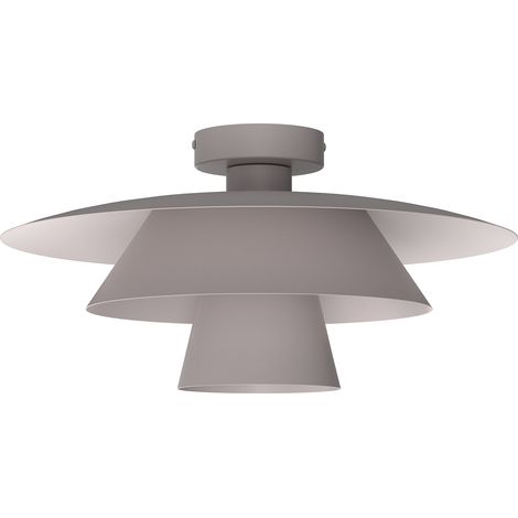 Plafonnier décoratif triple abat-jour Luminex Plato cachemire E27 15W (1/5)