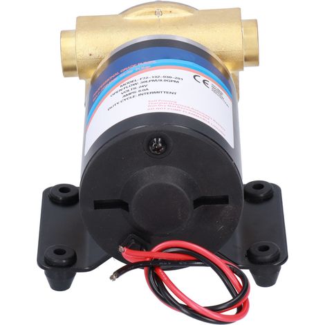 Pompe de cale auto-amorçante centrifuge 8GPM/30L/min, hauteur de refoulement 3 mètres, accessoires de vidange d'eau F72‑132‑030‑201 (24V). (1/5)