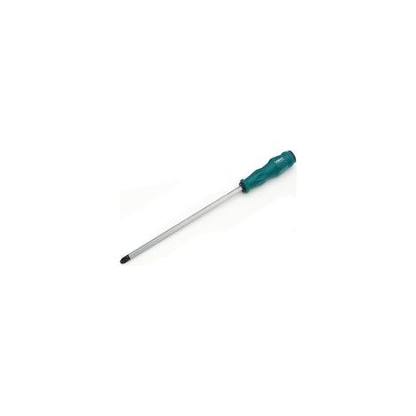 Tournevis plat plat extra long de 410 mm avec tige en acier S2 avec poignée ergonomique (30,5 cm, plat) (1/5)