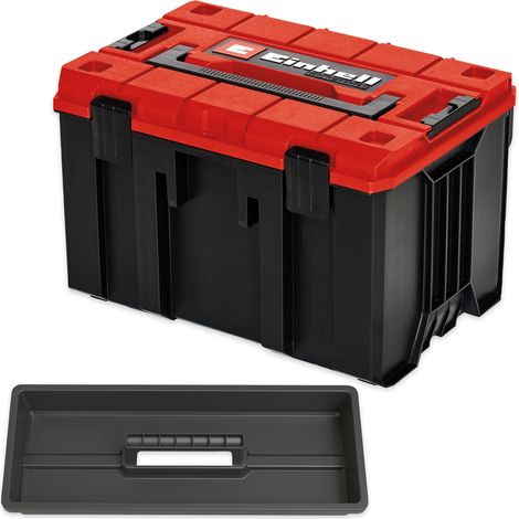 Einhell Stackable E-Case M Deep Carry Case Power Tool Storage 90kg + Tote Tray (1/6)