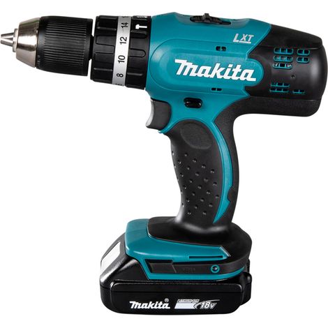 Akku-Schlagbohrschrauber MAKITA DHP453RFX2 Set 18V 2x Akkus + Ladegerät + Zubehör (1/5)