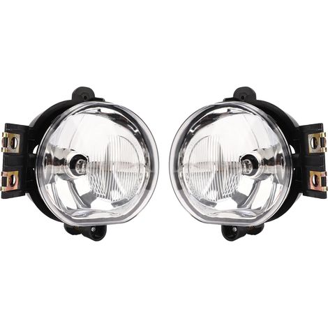 Feux de brouillard LED avant pour Dodge Ram 1500 2500 3500, ampoule 1000 lumens, teinte 3000K, durée 50 000 heures, pièce 55077475AC, kit de remplacement auto. (1/5)