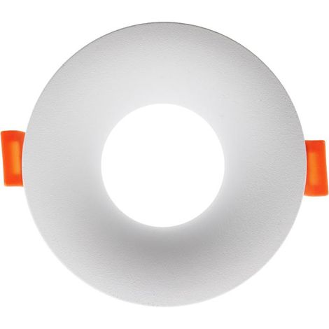 IluminaShop - Aro Fijo Deep Redondo Blanco para GU10/MR16 (1/2)
