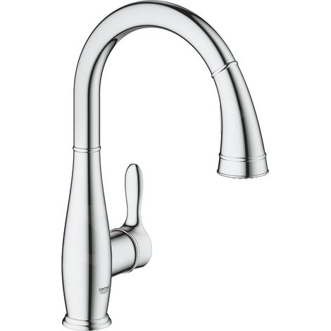 Robinet de cuisine EH Parkfield 302151 avec douchette extractible, chromé (1/4)