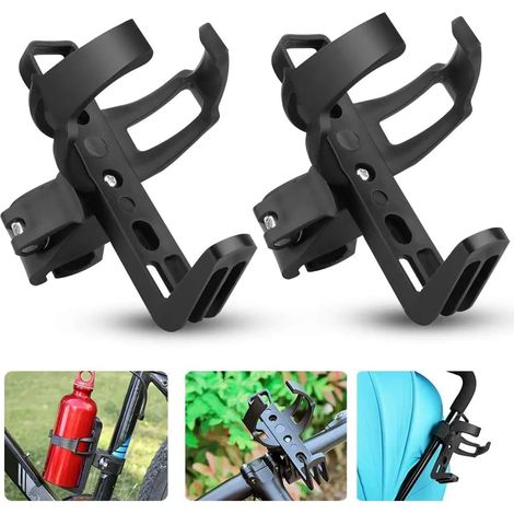 Fahrrad-Trinkflaschenhalter, 2er-Pack, um 360 Grad drehbare Getränkehalter, geeignet für Fahrräder, Kinderwagen und Radfahrer. (1/3)