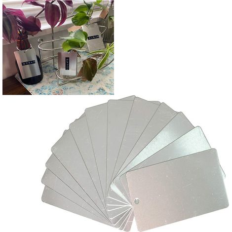 Lntyq 50er-Pack Aluminium-Baumschilder zur Gartenbeschriftung zur einfachen Identifizierung
