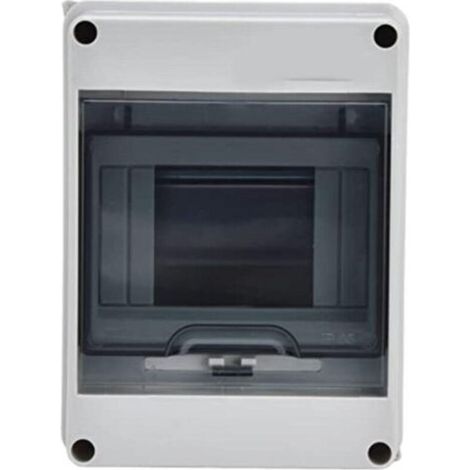 Coffret Electrique Etanche Exterieur IP65, 5 Modules, ABS de Surface en Plastique, Boite de Boitier Etanche Electrique Exterieur, Armoire de Contrôle, Coffret Modulaire Boitier de Jonction (5 Way)