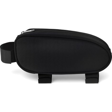 Sacoche Cadre Vélo, Petite Sacoche de Tube Supérieur 24x10.5x7cm avec Pochette Filet Outils, Compacte et Imperméable pour Téléphone, Clés, Bikepacking VTT Route