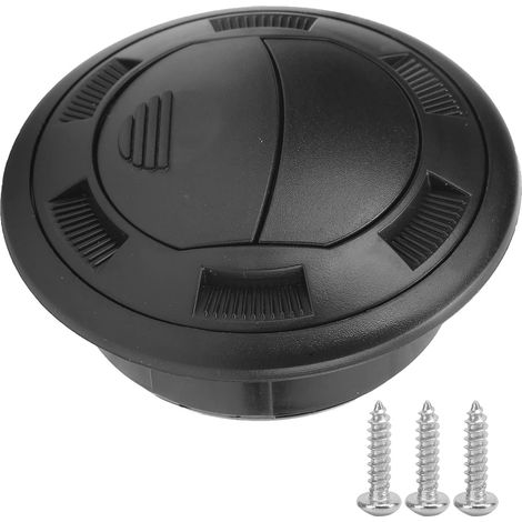 Grille de Ventilation de Voiture 100/75 Mm, Sortie D'air Ronde, Ventilation Universelle pour Tableau de Bord, Sortie de Climatisation avec Grille pour Bus, Camping-cars, Voitures (1/5)