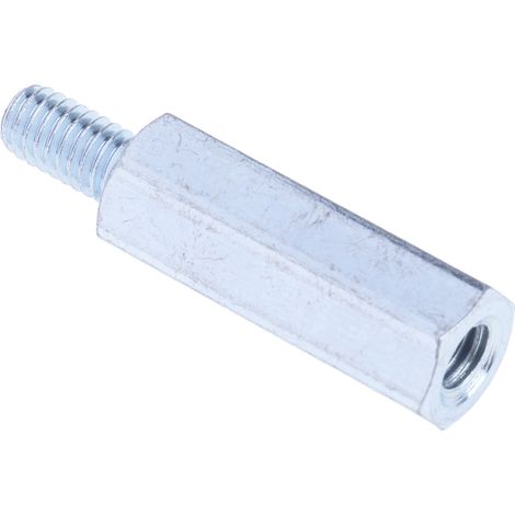 Entretoise filetée RS PRO, longueur 20mm, Mâle / Femelle, M4 x M4 ( Prix pour Sachet de 50 ) (1/3)
