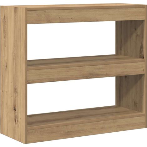 Maison Exclusive - Bücherregal/Raumteiler Artisan-Eiche 80x30x72