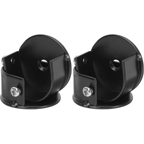 Filiyano-4 supports de tringle à rideaux, diamètre 28 mm, en acier inoxydable, en forme de U (1/5)