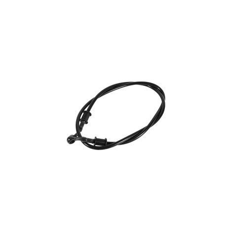 Tuyau frein et embrayage moto en acier inoxydable tressé – 120 cm, noir, haute résistance, compatible tous modèles (1/5)