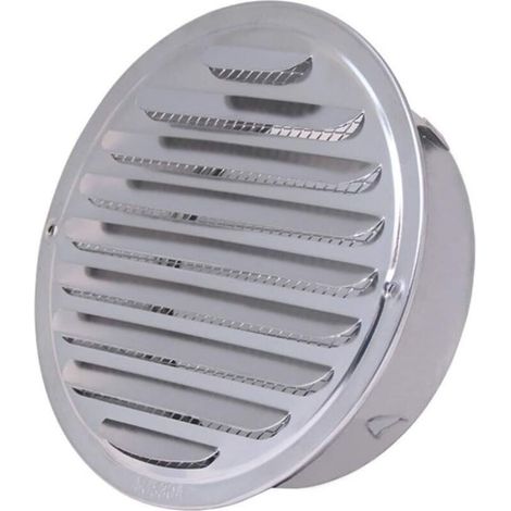 Sphère Vent D'air En Acier Inoxydable Grille De Ventilation Thicken Hotte Murale De Montage Covers D'échappement Salle De Bains Cuisine évents Ventilateur Et Aérateurs (200mm) (1/5)