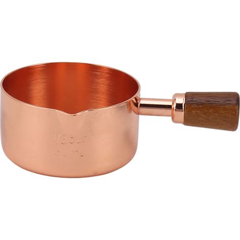 Professioneller Saucenbecher aus Edelstahl 304 mit Griff, 80 ml, Roségold, für Küche, Bankett und Picknick im Freien (1/5)