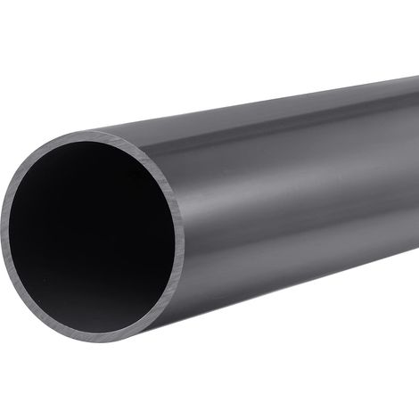 Tuyau Rigide en PVC Rond Tube PVC 67.8mm Diamètre Interne 75mm Diamètre Externe 0.35m Foncé Gris Haut Impact pour Eau Tube Artisanats (1/5)
