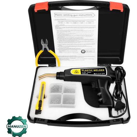 Manuzen Soudure Plastique 70W Pour Pare-Choc Auto Réparation Thermique Fiable