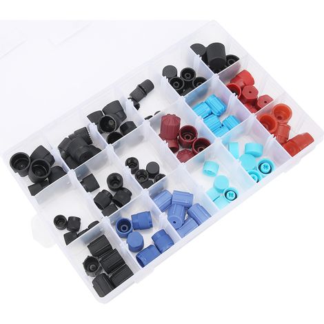 90 pièces capsules de valve climatisation remplacement système AC auto réparation accessoires (1/5)