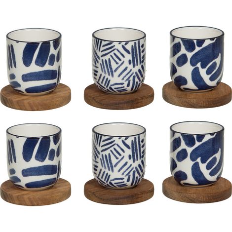 Table Passion - Coffret de 6 tasses et sous-tasses Milos 10 cl (1/5)