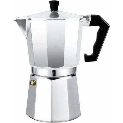 Cafetière italienne Moka Express en aluminium – Couvercle transparent – 9 tasses 450 ml – Compatible gaz et plaques céramiques (1/5)