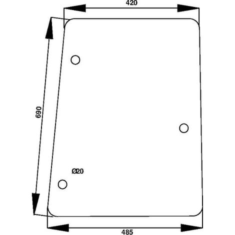 Ventana lateral UNIVERSAL D3406669 (1/2)