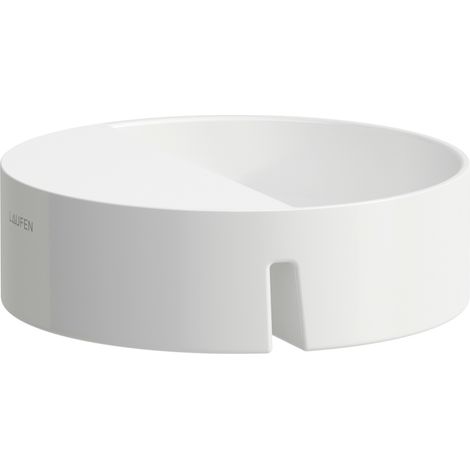 LAUFEN Sonar tablette, pour baignoire, D= 270 mm, Marbond, blanc, (1/3)
