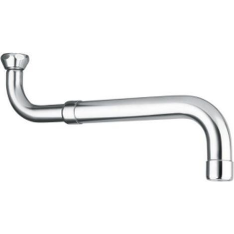 Teleskop-Schwenkauslauf in „S“-Form, 20–30 cm, aus Messing mit verchromter Oberfläche – Idral 09500SE (1/3)
