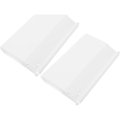 Lot de 2 palmes de rechange pour skimmer piscine 19,5 x 13 cm, couleur claire, éponge et PVC, faciles à installer et résistantes (1/5)