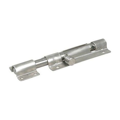 CATENACCIO PORTALUCCHETTO TONDO PESANTE 963 IBFM - ACCIAIO INOX PIASTRA MM 40 CM 10/15- 2 pezzi