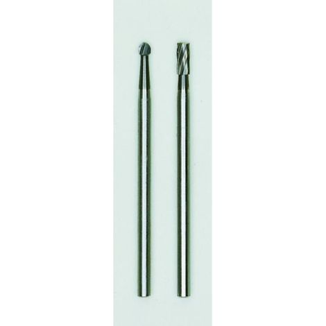 Proxxon - Hartmetall-Fräsersatz, Zylinder und Kugel (2-teilig) - 28750 (1/2)