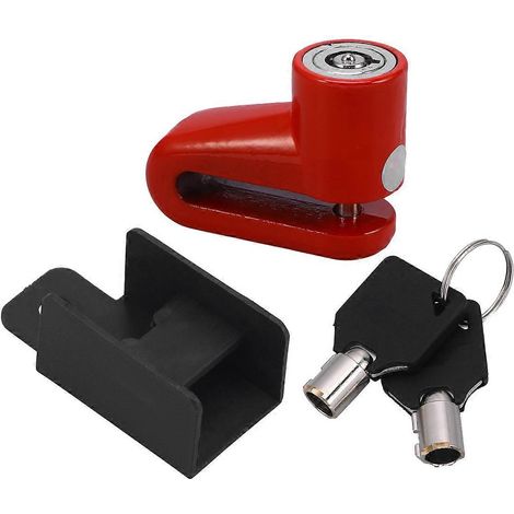Antivol de sécurité pour moto, scooter et scooter (rouge)-1PCS-Red (1/4)