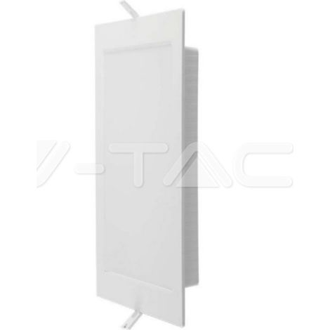 Panel LED V-TAC Mini de 18 W para empotrar, cuadrado, blanco cálido