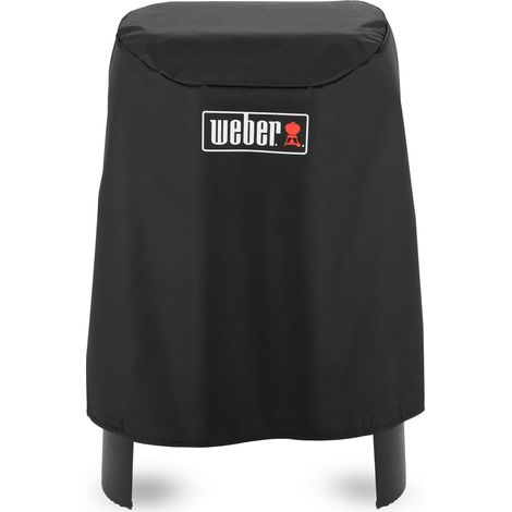 Funda para barbacoa Weber 7198 Premium Lumin con soporte, color negro (1/4)