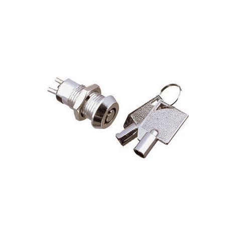 Miniatur-Rohrschlüsselschalter EIN - AUS 2 Tasten 250V Electro DH 11.951/2/MN 8430552050741