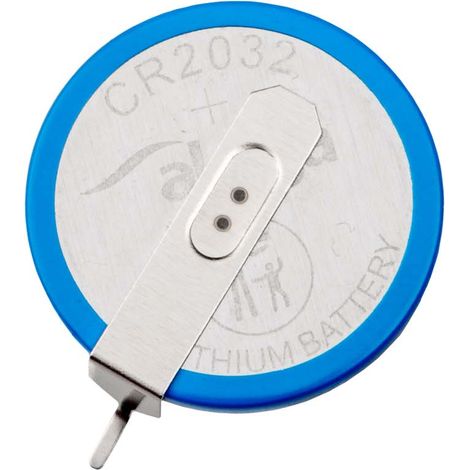 Batteria al litio CR2032 HP2D Akyga AKY1140 3V / 210mAh Raster a 2 pin 20mm (1/3)