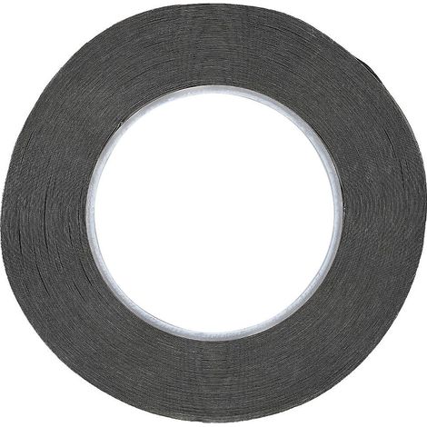 Ruban adhésif noir - 4 mm x 25 m (1/2)