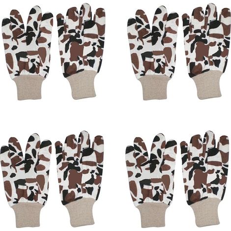 4 paires de gants de jardin avec picots en PVC pour nettoyer le jardin, désherber, planter, arroser (Style 8) (1/5)