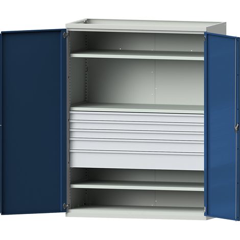 ANKE, Armoire pour charges lourdes JUMBO avec 3 tablettes, 5 (1/5)