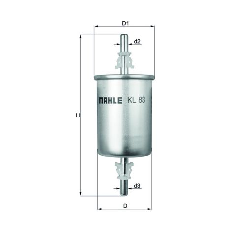 Kraftstofffilter KL83 Knecht (1/2)