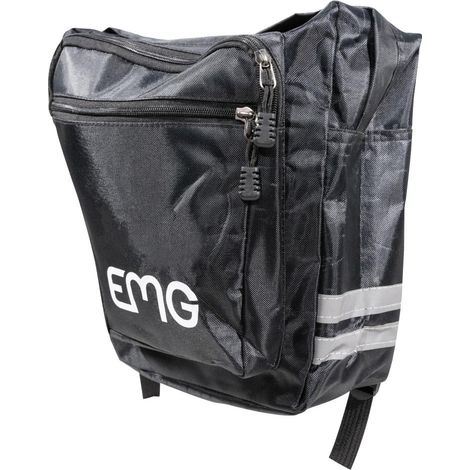 EMG BB-30 Parte trasera Bolsa de bicicletas 30 L Nylon Negro