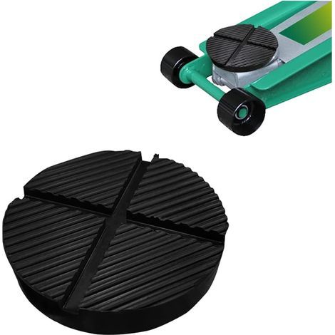 Coussinets en Caoutchouc pour Support De Cric, Adaptateur De Cric Universel en Caoutchouc pour Cadre De Voiture, Cric élévateur Pad Bloc pour Protéger Votre Voiture Et SUV Contre Les Ray (1/4)