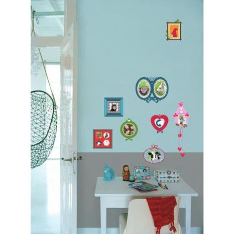 KIDS LAB - Stickers repositionnables cadres photos ludiques multi (1/2)