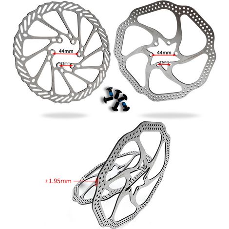 Convient aux disques de frein de VTT de 160 mm, 6 trous, en acier inoxydable HS1/G3. (1/5)