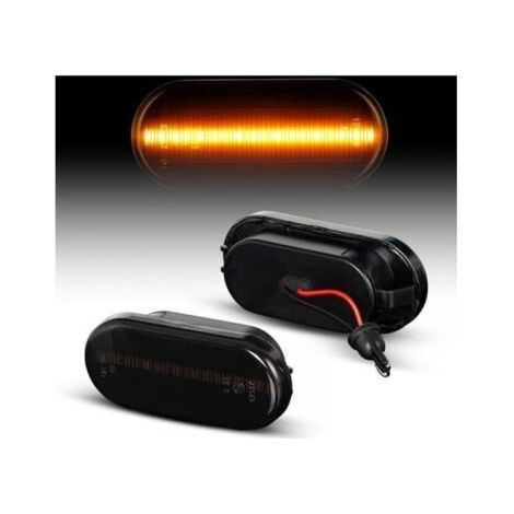 Intermitentes LED secuenciales dinámicos + luces de posición laterales - Compatible con VW Golf 3 / Polo / Sharan / T5 - Kit de repuesto mejorado (1/4)