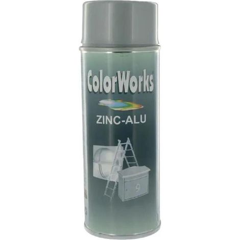 Peinture Galvanisation Aérosol Protection Anticorrosion Galvanique - Colorworks