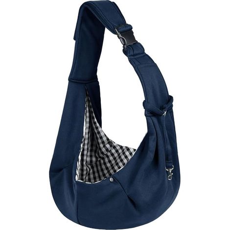 Sac de Transport pour Chien et Chat Bandoulière Réglable Sac Transport Chien Sac à Bandoulière Mains Libres Sac Transport Petit Chien pour Petit Moyen Animaux Jusqu’à 7.5kg (1/5)