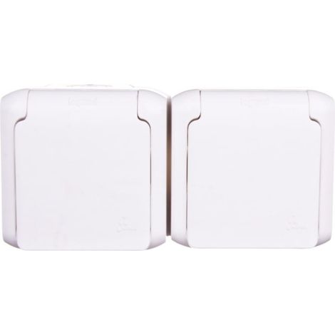 Steckdose legrand forix wasserdicht ip44 16a doppelt