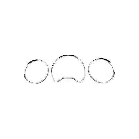 Ensemble de 3 bagues de cadran de tableau de bord pour Mercedes-Benz W210, W202 et W208 (1996-1999) (1/5)