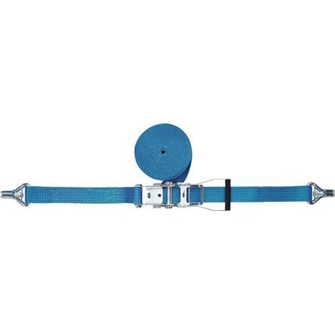 TECWERK Zurrgurt DIN 12195-2 L.8m B.50mm m.Ratsche+Spitzh.m.Sicherung LC U 5000 daN TW